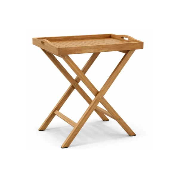Zelco Folding Tray Table Zelco Folding Tray Table with removable tray top and foldable teak wood frame